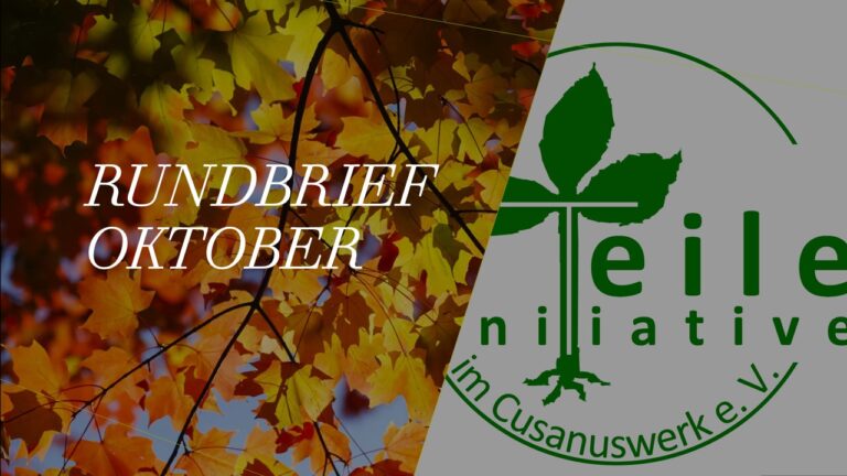 Mehr über den Artikel erfahren Rundbrief II – Oktober